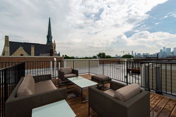 Rooftop deck